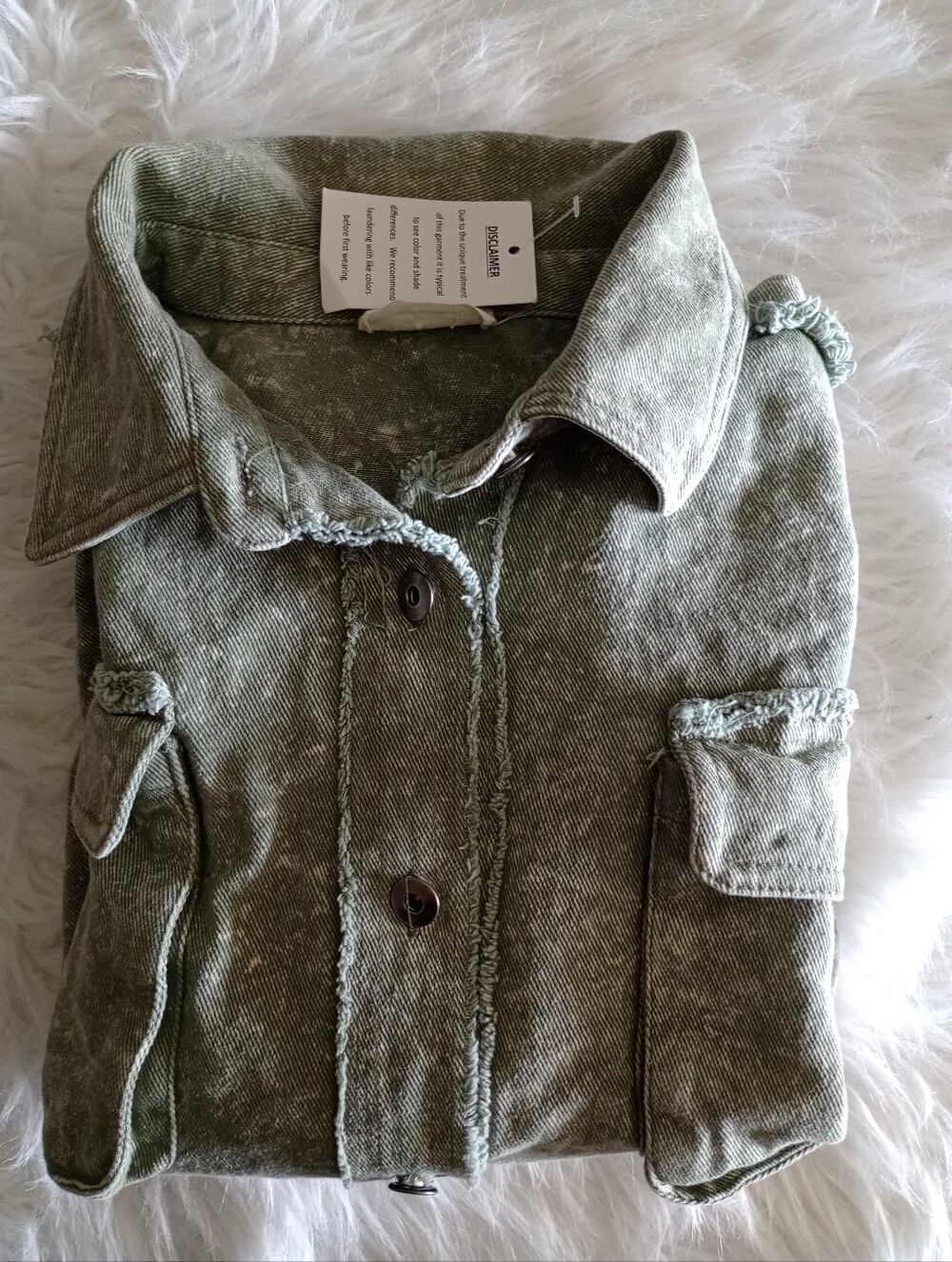 NWT Women's Boutique Jacket Size Medium Green Fall New In Jacket